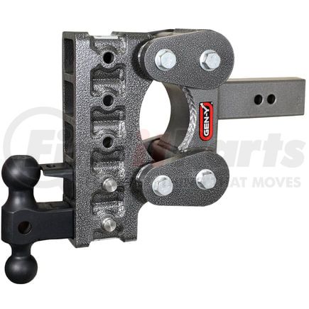 Gen-Y Hitch GH-2325 The BOSS TORSION-FLEX 2.5" Shank 7.5" Drop 1.1K TW 10K Hitch & GH-031 Dual-Ball & GH-032 Pintle Lock