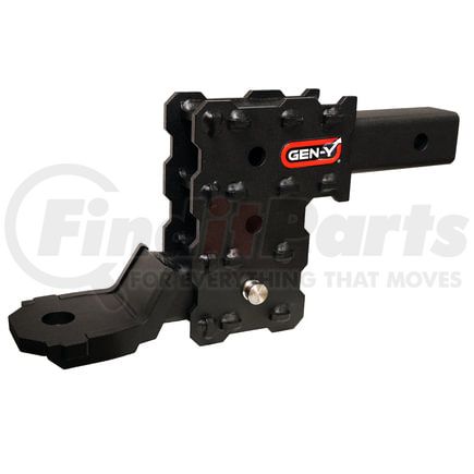 Gen-Y Hitch GH-2613XP PHANTOM-X 2" Solid Shank - 4.5" Drop - 1K TW - 10K Hitch - Platinum Ball Mount (GH-103705)