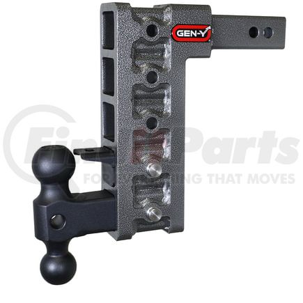 Gen-Y Hitch GH-325 MEGA-DUTY 2" Shank 10" Drop 1.5K TW 10K Hitch & GH-031 Dual-Ball & GH-032 Pintle Lock