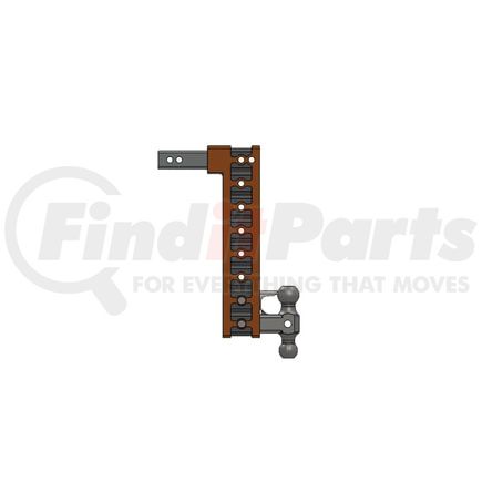 Gen-Y Hitch GH523 MEGA-DUTY 2' SHANK 5' DROP 2K TW 16
