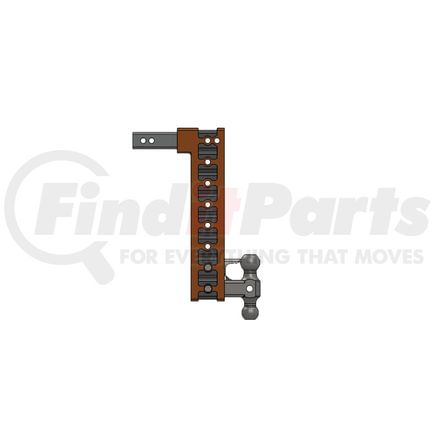 Gen-Y Hitch GH524 MEGA-DUTY 2' SHANK 7.5' DROP 2K TW