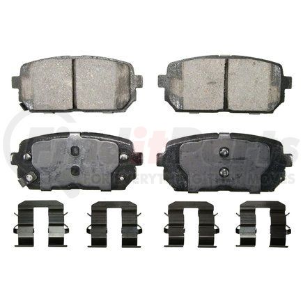 Wagner ZD1296 QuickStop Ceramic Disc Brake Pad Set