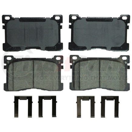 Wagner ZD1576 QuickStop Ceramic Disc Brake Pad Set