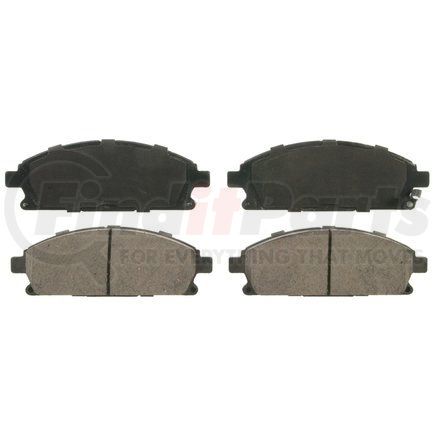 Wagner ZD855A QuickStop Ceramic Disc Brake Pad Set