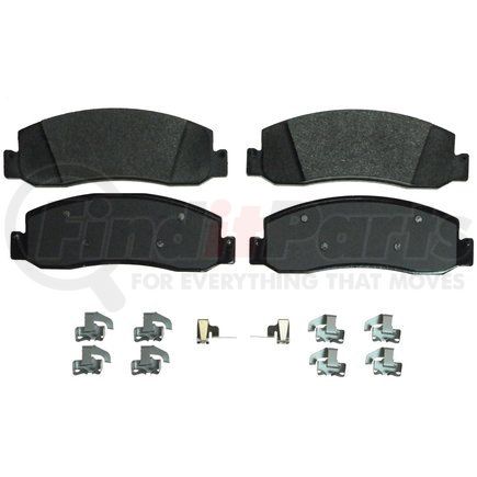 Wagner ZX1333A QuickStop Semi-Metallic Disc Brake Pad Set