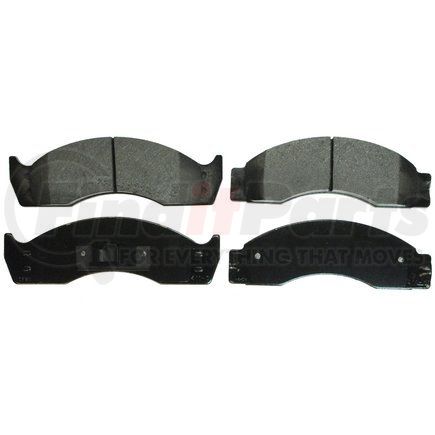 Wagner ZX411 QuickStop Semi-Metallic Disc Brake Pad Set