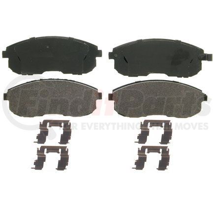 Wagner ZX430 QuickStop Semi-Metallic Disc Brake Pad Set