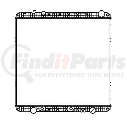 D&W 111-020-0003 Radiator - Aluminum