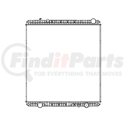 D&W 111-020-0018 Radiator - Aluminum