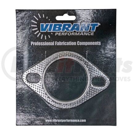 Vibrant Performance 1457 2-Bolt High Temperature Exhaust Gasket; 2.5 in. I.D; Flexible Graphite;