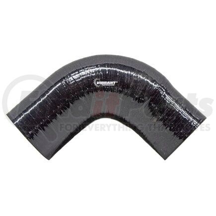 Vibrant Performance 2783 4 Ply 90 Degree Reducer Elbow; 2.75 in. ID x 3 in. ID x 3.5 in. Leg Length; Black;