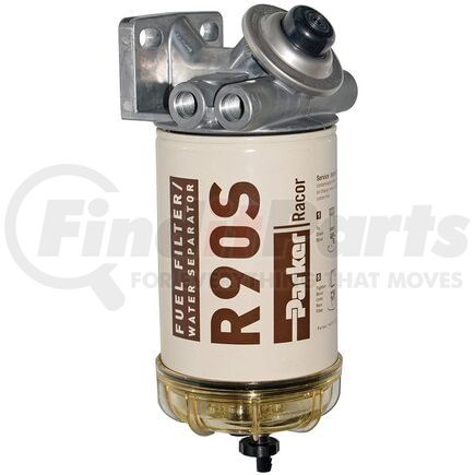 Racor Filters 490R2 Fuel Filter/Water Separator - 90 GPH, 2 Micron, 3/8"-18 NPTF, 30 PSI