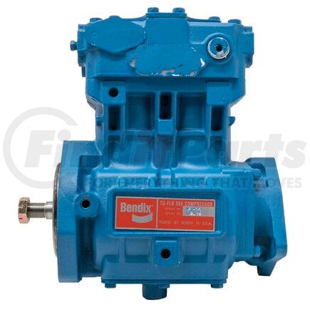 Bendix 5019320X Remanufactured Air Brake Compressor TF-550, Vertical Mount