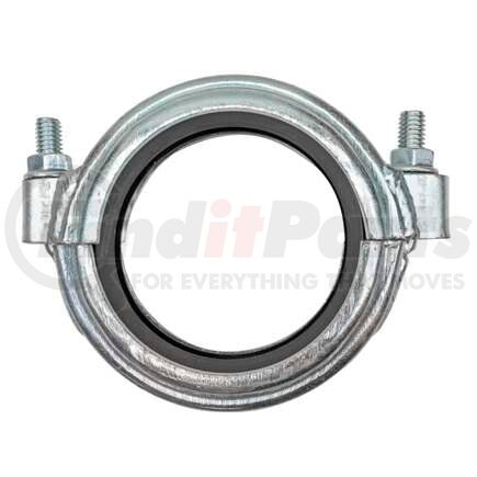 Allegheny Valve & Coupling 20863P Coupling: 3" MK II Steel, CLEAR ZINC, Black Buna-NBR Gasket