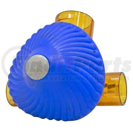Bulk Tank A223C 3-Port Complete SpinFlow Aerator Assembly, Clear