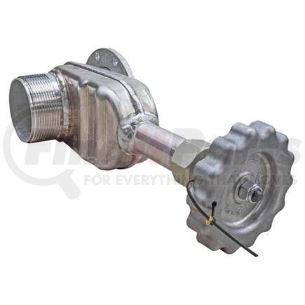 Betts Hd AAG1003 Gate Valve - 3" Manual TTMA Flange x 3" Threaded Pipe Aluminum