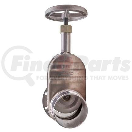 Betts Hd AAG1004 Gate Valve - 4" Manual TTMA Flange x 4" Threaded Pipe Aluminum