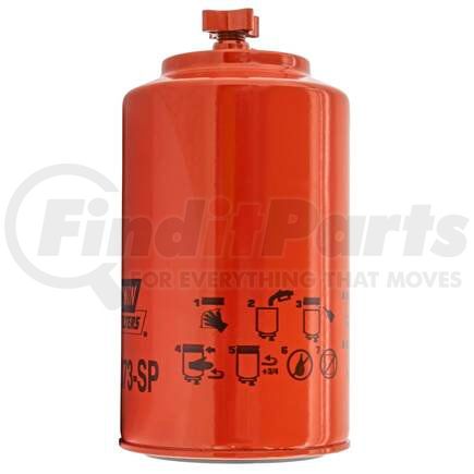 Baldwin BF1373-SP Water Separator Spin-On Fuel Filter - used for Freightliner Trucks