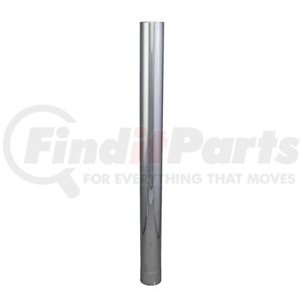 Donaldson P207300 Exhaust Stack Pipe - 60.00 in., Chrome, Straight Style, ID Connection