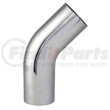 Donaldson P216169 Exhaust Elbow - 45 deg. angle, OD-OD Connection, Chrome