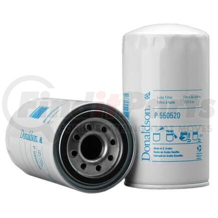 Donaldson P550520 Engine Oil Filter - 6.89 in., Full-Flow Type, Spin-On Style