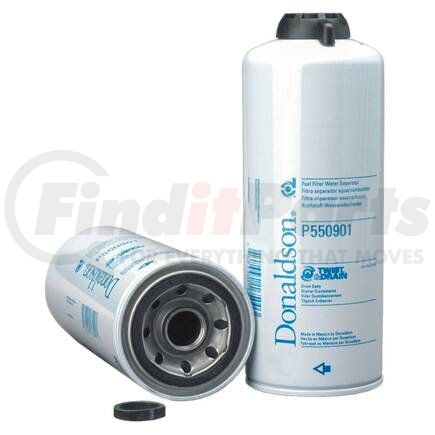 Donaldson P550901 Twist&Drain Fuel Filter - 9.92" Water Separator Type, Spin-On Style, Cellulose Media Type