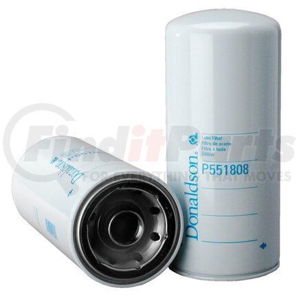Donaldson P551808 Engine Oil Filter - 12.13 in., Full-Flow Type, Spin-On Style, Cellulose Media Type