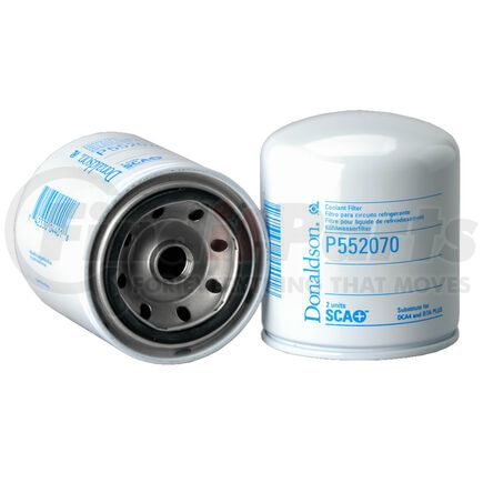 Donaldson P552070 Engine Coolant Filter - 4.21 in., 11/16-16 UN thread size, Spin-On Style Cellulose Media Type, Cummins 3318157