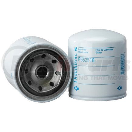 Donaldson P552518 Engine Oil Filter - 4.21 in., Full-Flow Type, Spin-On Style, Cellulose Media Type, with Bypass Valve