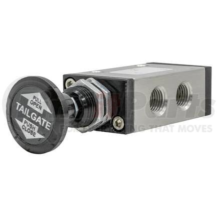 APSCO VX-3 Air Control Valve - 3-Way Push-Pull, 2-Position, with 1/4 in. Exhaust Ports