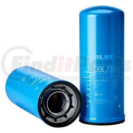 Donaldson DBL7300 Blue Engine Oil Filter - 11.42 in., Full-Flow Type, Spin-On Style, Synteq Media Type