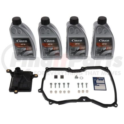 Vaico V10-9411 Filter W/ Oil Pan Gasket, Transmission Oil (ATF Dexron VI 4 ltr), Instl Hardware