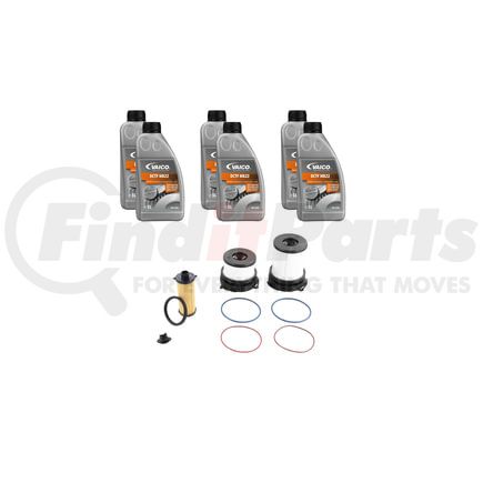 Vaico V30-3957-SP Cartridge Filters W/ Seals, Transmission Oil (DCT 6 ltr), Instl Hardware