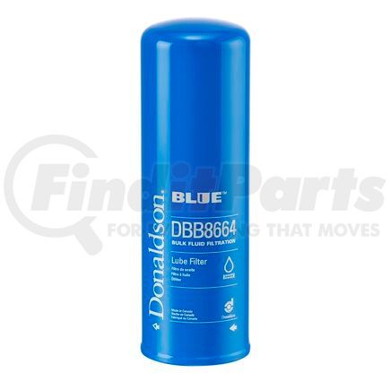 Donaldson DBB8664 Clean Solutions Fuel Filter - 14.25 in., Spin-On Style, Synthetic Media Type