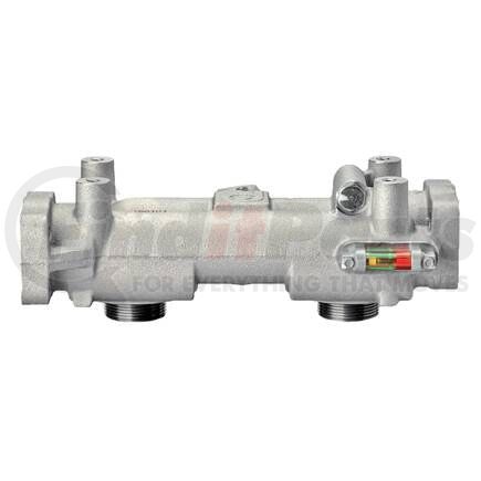 Donaldson P167296 Hydraulic Filter Head - 11.84 in., 1 1/2 SAE 4 Bolt Code 61 Inlet/Outlet Size, with Bypass Valve