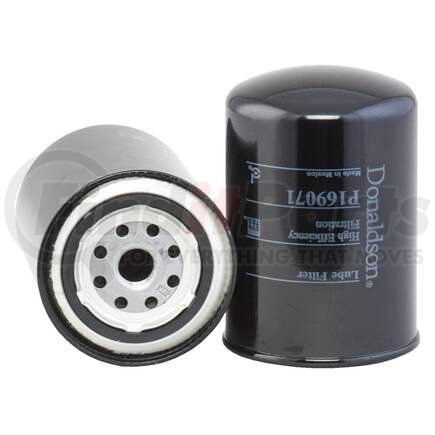 Donaldson P169071 Engine Oil Filter - 5.32 in., Full-Flow Type, Spin-On Style, Synthetic Media Type, with Bypass Valve