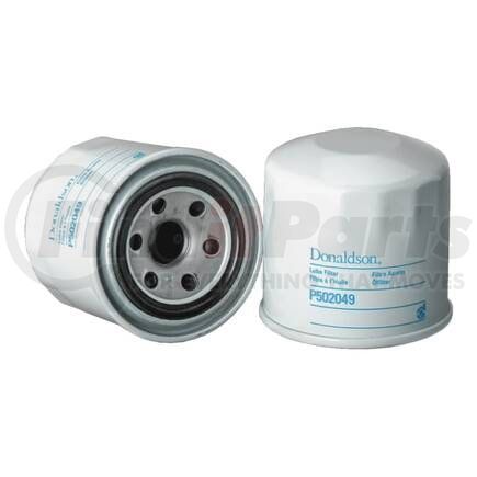 Donaldson P502049 Engine Oil Filter - 3.15 in., Full-Flow Type, Spin-On Style, Cellulose Media Type, with Bypass Valve