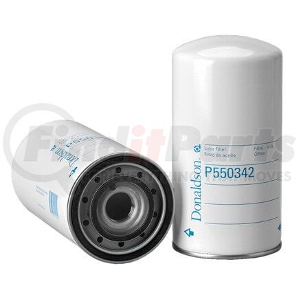 Donaldson P550342 Engine Oil Filter - 9.06 in., Full-Flow Type, Spin-On Style, Cellulose Media Type, with Bypass Valve