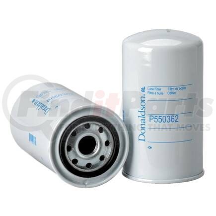 Donaldson P550362 Engine Oil Filter - 7.01 in., Full-Flow Type, Spin-On Style, Cellulose Media Type, with Bypass Valve