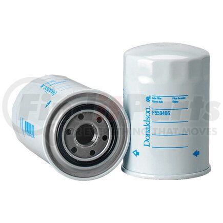 Donaldson P550406 Engine Oil Filter - 6.02 in., Full-Flow Type, Spin-On Style, Cellulose Media Type, with Bypass Valve