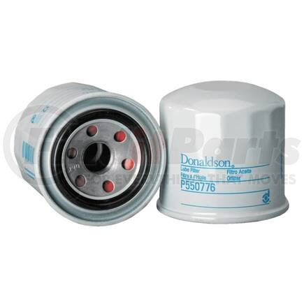 Donaldson P550776 Engine Oil Filter - 3.15 in., Full-Flow Type, Spin-On Style, Cellulose Media Type, with Bypass Valve
