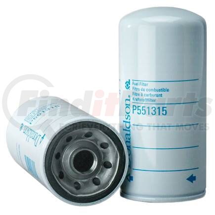 Donaldson P551315 Fuel Filter - 6.93 in., Secondary Type, Cellulose Media Type