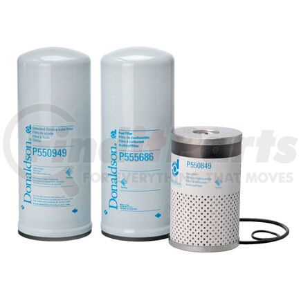 Donaldson P559655 Air / Cabin Air / Fuel / Engine Oil Filter Kit - Cummins Isx Engines