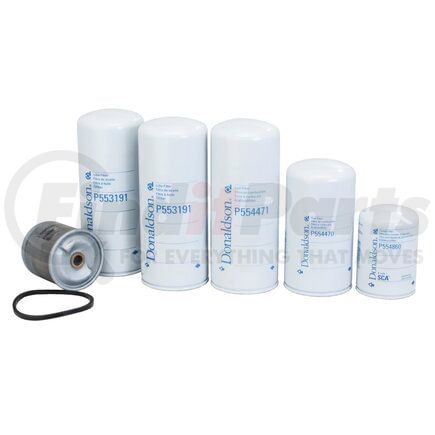 Donaldson P559547 Air / Cabin Air / Fuel / Engine Oil Filter Kit - Mack E7 Engines