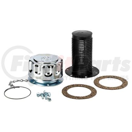 Donaldson P562603 Hydraulic Filler Breather Assembly - 5.98 in. length, 3.15 in. OD, 6 bolt holes