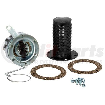 Donaldson P562605 Hydraulic Filler Breather Assembly - 5.98 in. length, 3.15 in. OD, 6 bolt holes