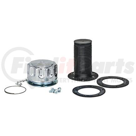 Donaldson P563348 Hydraulic Filler Breather Assembly - 6.10 in. length, 3.15 in. OD, 6 bolt holes