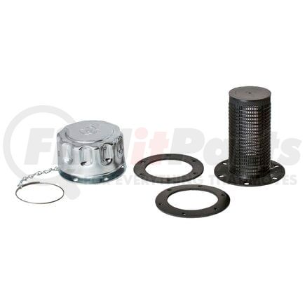 Donaldson P563355 Hydraulic Filler Breather Assembly - 6.10 in. length, 3.15 in. OD, 6 bolt holes