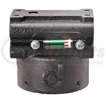Donaldson P567639 Hydraulic Filter Head - 5.00 in., 1 1/2 SAE 4 Bolt Code 61, SAE-20 O-Ring Inlet/Outlet Size, with Bypass Valve