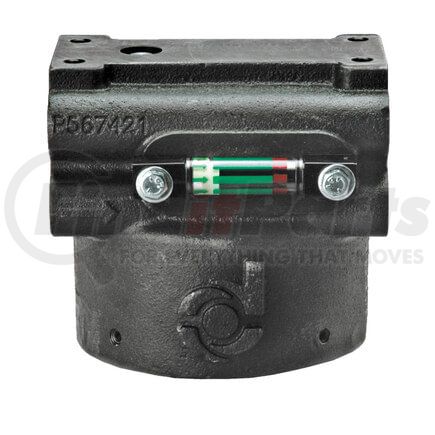 Donaldson P567643 Hydraulic Filter Head - 5 in., 1 1/2 SAE 4 Bolt Code 62 Inlet/Outlet Size, with Bypass Valve